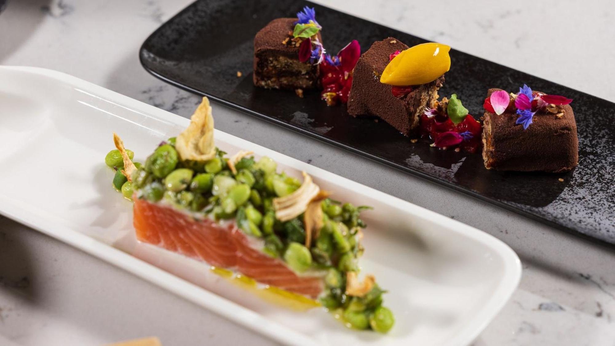 卢布尔雅那洲际酒店 外观 照片 Salmon and chocolate