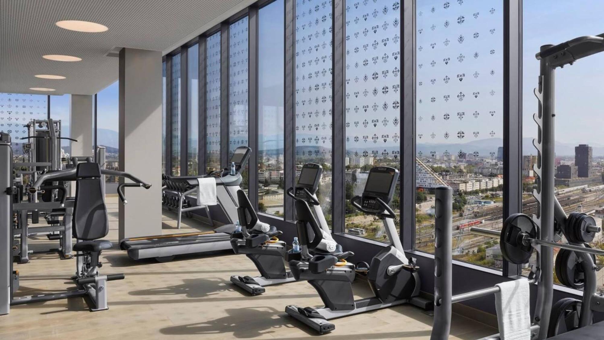 卢布尔雅那洲际酒店 外观 照片 The gym at the 101